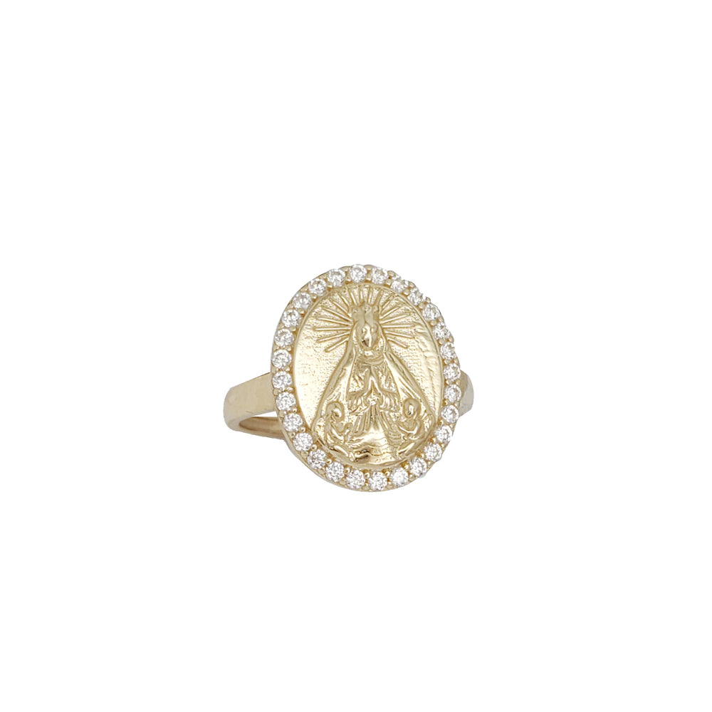 Zirconia Saint Barbara Rings (14K)