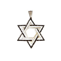 Star of David Pendant 14K