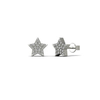 Star Diamond Stud Earrings (14K)
