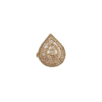 Diamond Teardrop Ring (14K)