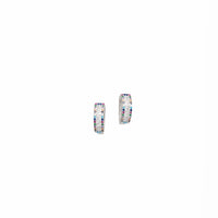 CZ Stud Earring (Silver)