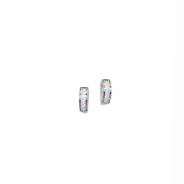 CZ Stud Earring (Silver)