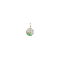 Jade Round Pendant (14K)