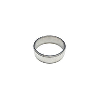 Wedding Band Silver (Etched Edge)