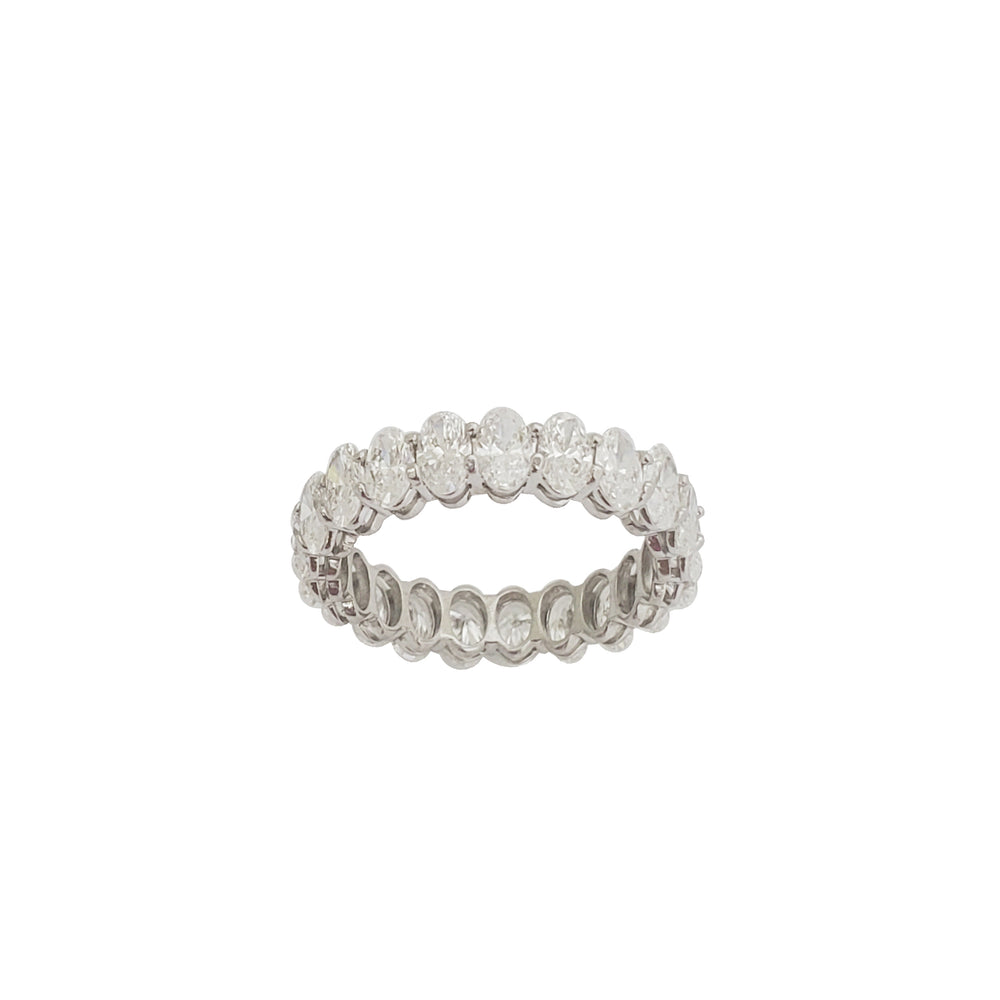 Oval Lab Grown Diamond Ring （14K）