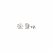4.51ctw Lab-Grown Diamond Solitaire Stud Earrings (14K)