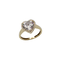 Zirconia Heart Ring (14K)