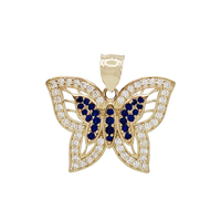 [draft] Zirconia Butterfly Pendant (14K)