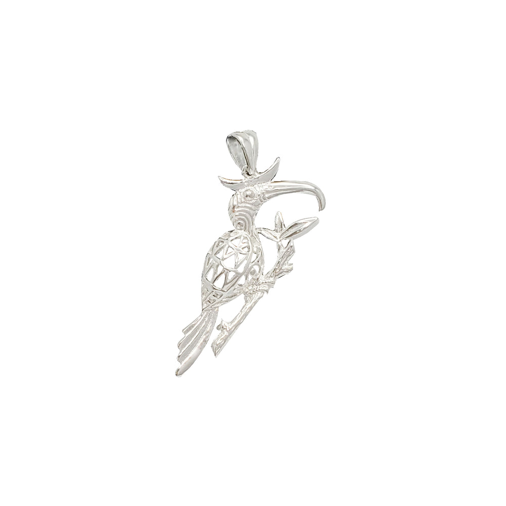 Woodpecker Pendant (Silver)