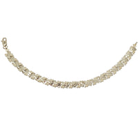 Diamond-Cut “X ” Fancy Bracelet (14K)