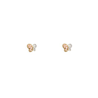 Mini Butterfly Stud Earrings (14K)