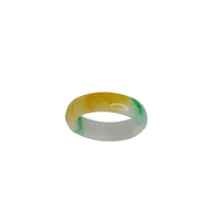 Multicolor Jade Ring