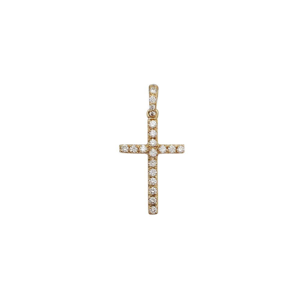 Diamond Cross Pendant (14K)