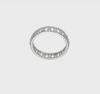 Gemini Zodiac Sign Band (Silver)