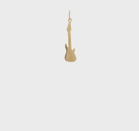 Textured Guitar Pendant (14K)