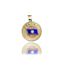 Belize Medallion Pendant (14K)