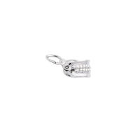 Teeth Charm Pendant (Silver)