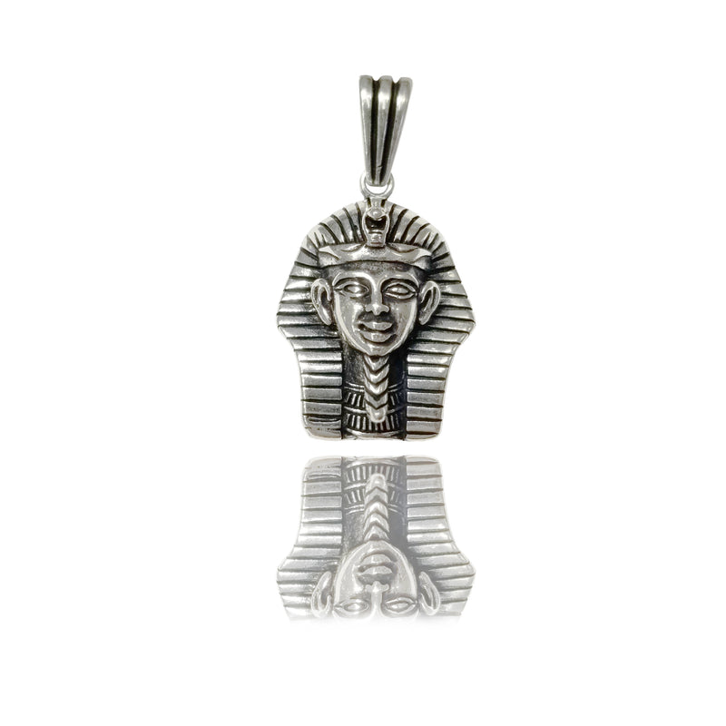 Egyptian Pharaoh Pendant (Sterling Silver)