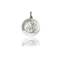 Saint Michael / Pray For Us Pendant (Sterling Silver)