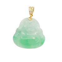 Diamond Jade Pendant (14K)