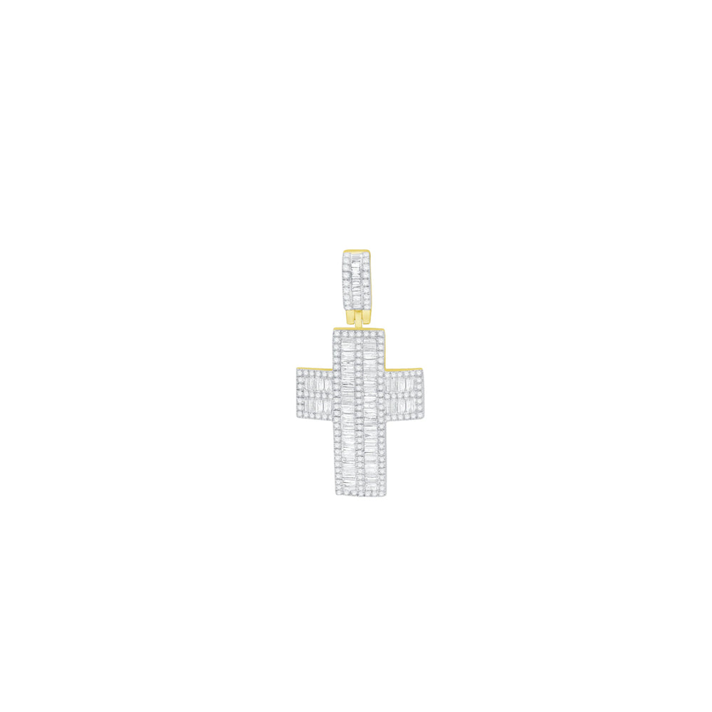 Diamond Baguette Pendant (14K)