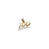 "100" Colgante (14K) Popular Jewelry Novjorko