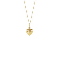 Heart Ash Holder Necklace (10K) back - Popular Jewelry - New York