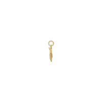 Satin Airplane Pendant (10K)