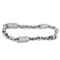 Cubic Zirconia (CZ) Crystal White Gold Bracelet (14K).