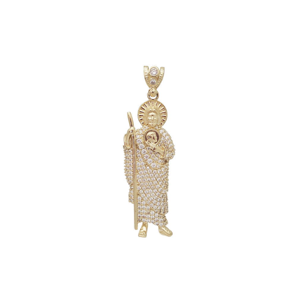 Icy Saint Jude Pendant (14K)
