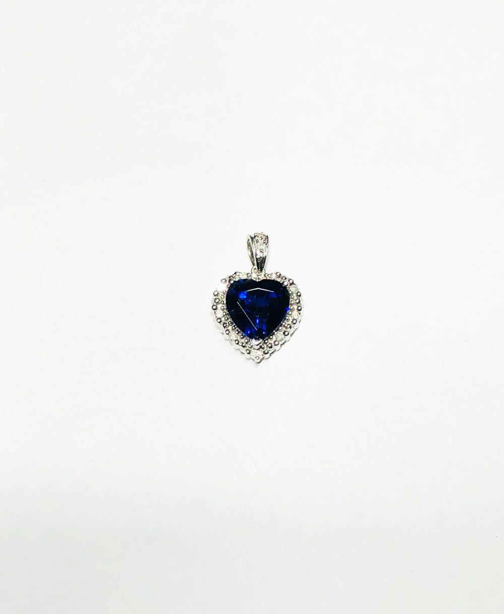 Small Heart Pendant CZ (10K).