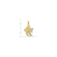 Angel Fish Pendant (14K) scale - Popular Jewelry - New York