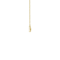 Naszyjnik Arrow żółty (14K) bok - Popular Jewelry - Nowy Jork