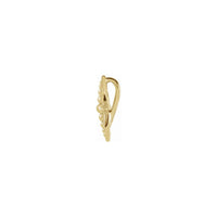 बीड स्टारबर्स्ट पेंडेंट पिवळा (14 के) साइड - Popular Jewelry - न्यूयॉर्क