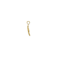 Beaded Starfish Pendant (14K) side - Popular Jewelry - New York