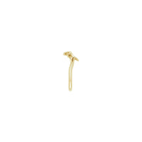 शाखा रिंग पिवळी (14K) बाजू - Popular Jewelry - न्यूयॉर्क