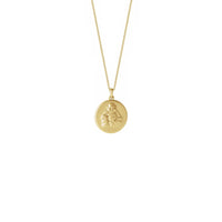 Buddha Medallion Necklace yellow (14K) ka pele - Popular Jewelry - New york