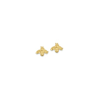 Bumblebee Stud Earrings (14K) front - Popular Jewelry - New York