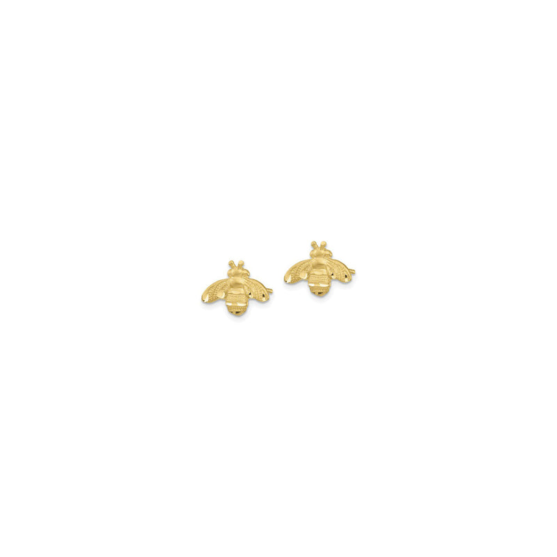 Bumblebee Stud Earrings (14K) front - Popular Jewelry - New York