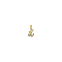অ্যাকোয়া ইস্টার ডিমের দুল (14 কে) এর সামনের বনি - Popular Jewelry - নিউ ইয়র্ক