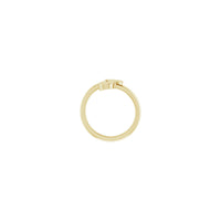Bypass Round Signet Ring