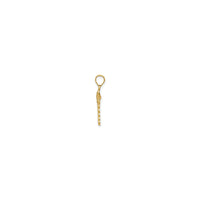 Penjoll mèdic Caduceus costat groc (14K) - Popular Jewelry - Nova York