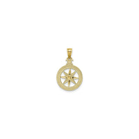 Compass Pendant (14K) likod - Popular Jewelry - New York