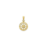 Compass Pendant (14K) atubangan - Popular Jewelry - New York