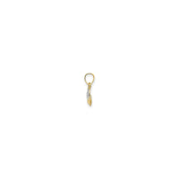 Cowboy Hat Two-Toned Charm (14K) side - Popular Jewelry - New York