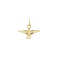 Dove Pendant 18mm (14K) front - Popular Jewelry - New York