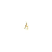 Eighth Musical Note Pendant (14K) front - Popular Jewelry - نیویورک