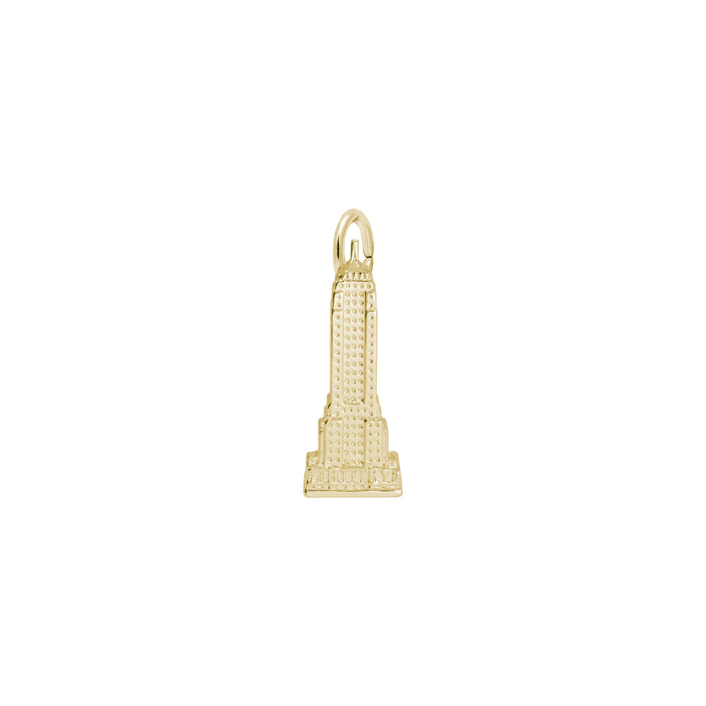 Empire State Building Charm yellow (14K) main - Popular Jewelry - New York
