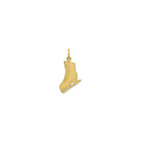 Figure Skate Pendant (14K) front - Popular Jewelry - New York