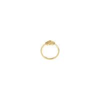 Zapomeňte na mě žlutý květinový prsten (14K) - Popular Jewelry - New York